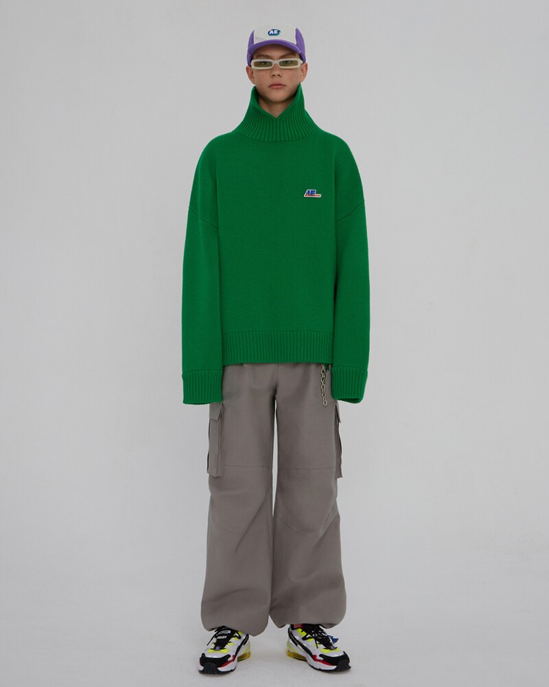 ADER ERROR아더에러]Truck logo knit Green